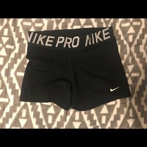Women’s Nike pro compression shorts
